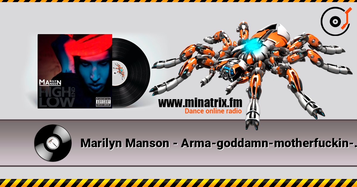 Marilyn Manson - Arma-goddamn-motherfuckin-geddon слухати онлайн у високій якості | Minatrix.FM