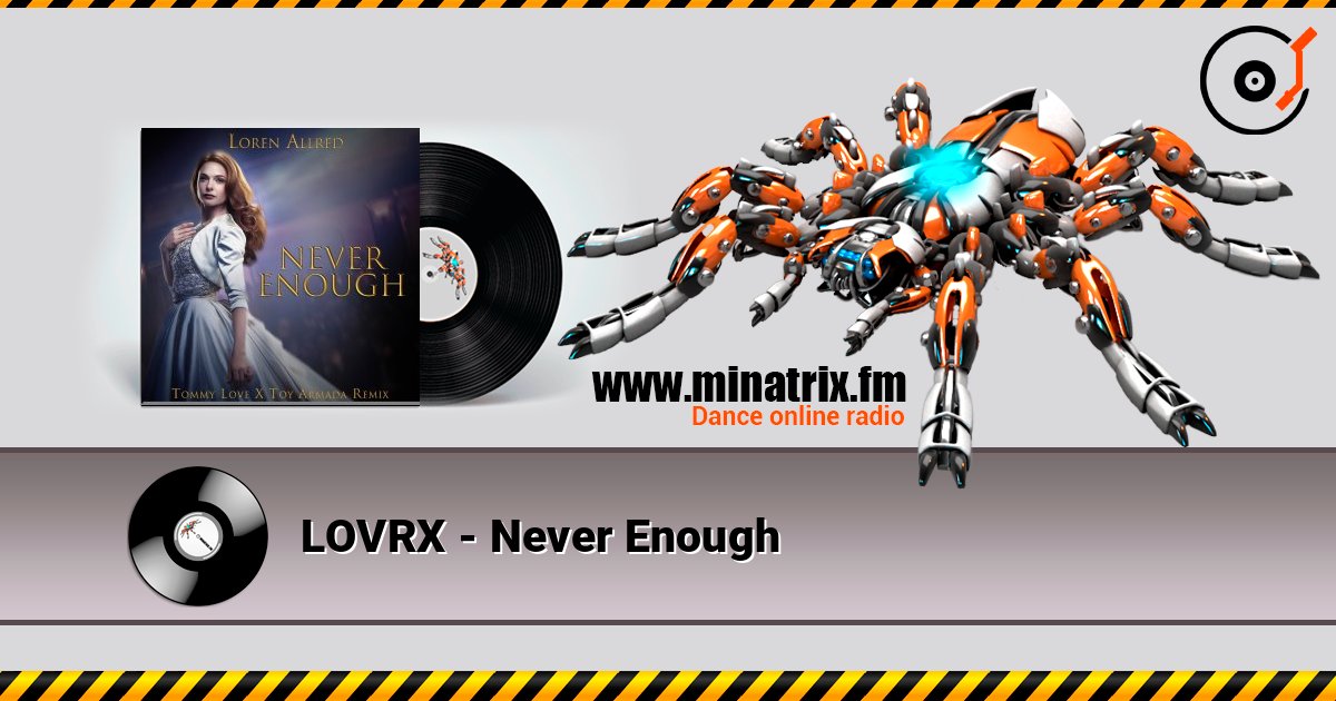 LOVRX - Never Enough слухати онлайн у високій якості | Minatrix.FM