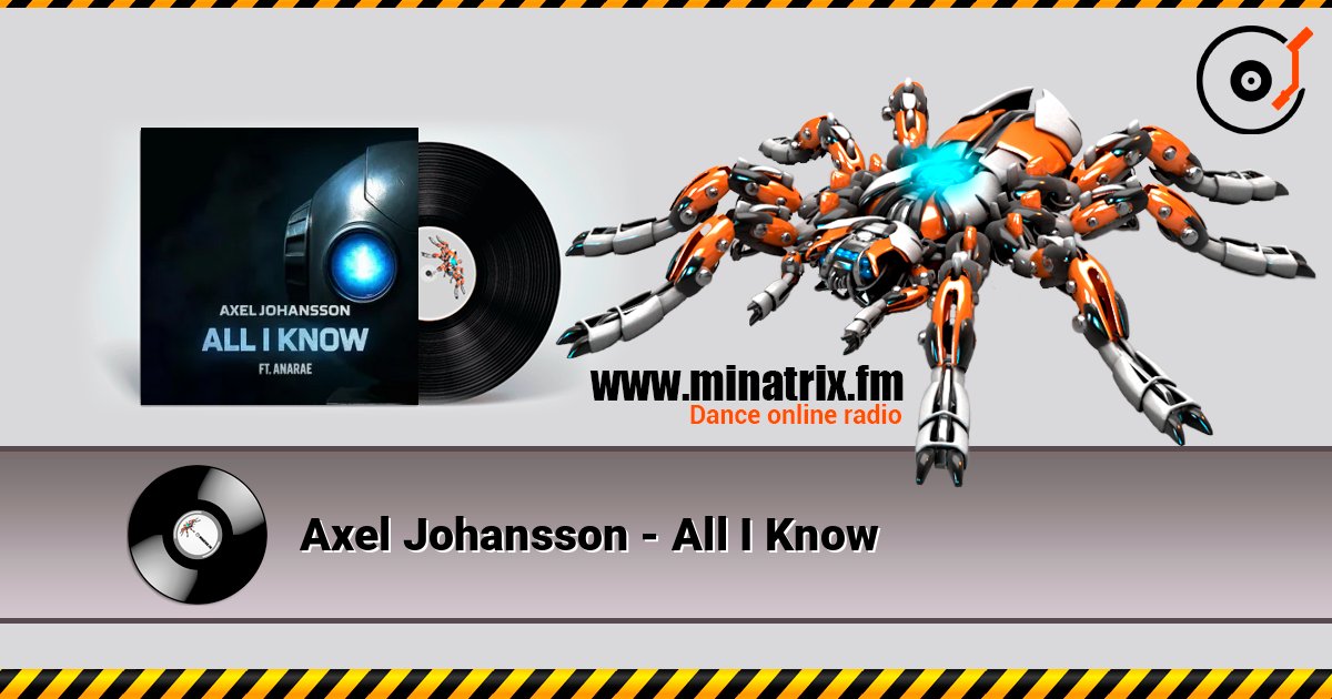 Axel Johansson - All I Know слухати онлайн у високій якості | Minatrix.FM
