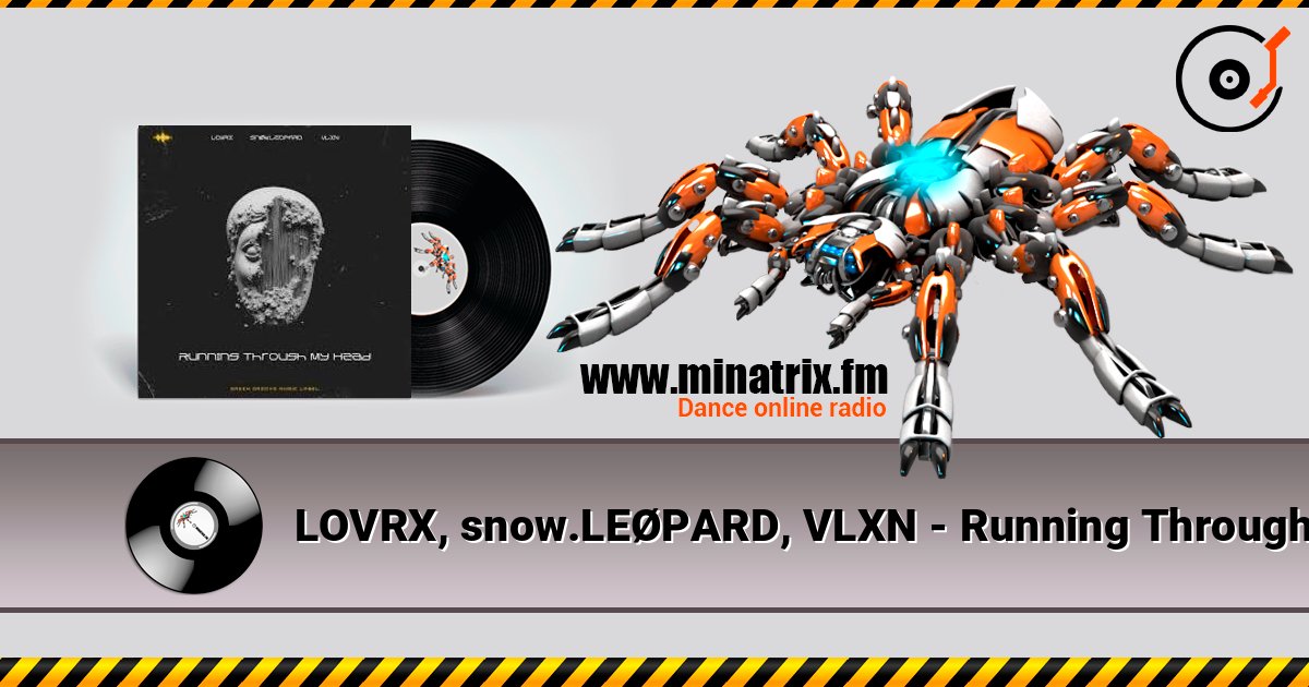 LOVRX, snow.LEØPARD, VLXN - Running Through My Head listen online in high quality | Minatrix.FM