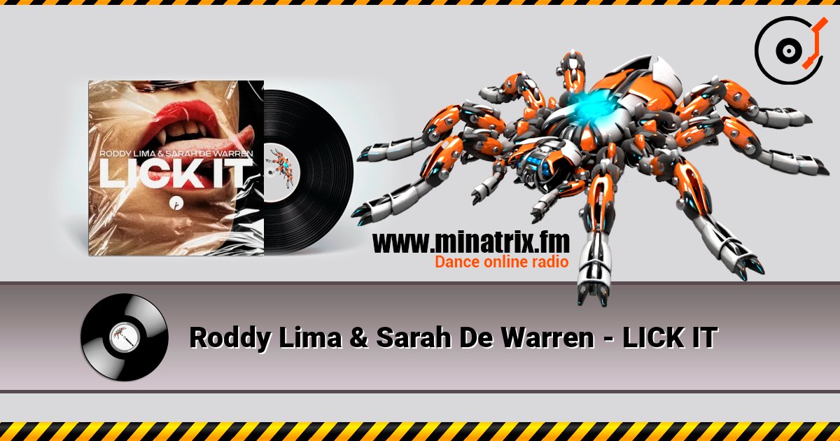 Roddy Lima & Sarah De Warren - LICK IT listen online in high quality | Minatrix.FM