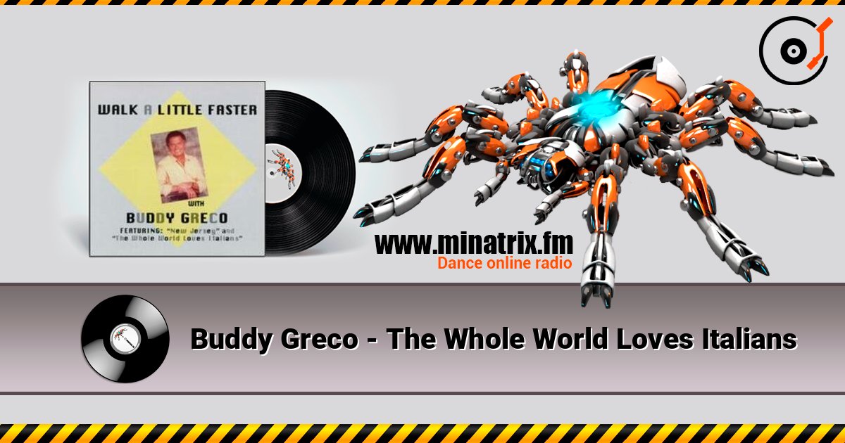 Buddy Greco - The Whole World Loves Italians слухати онлайн у високій якості | Minatrix.FM