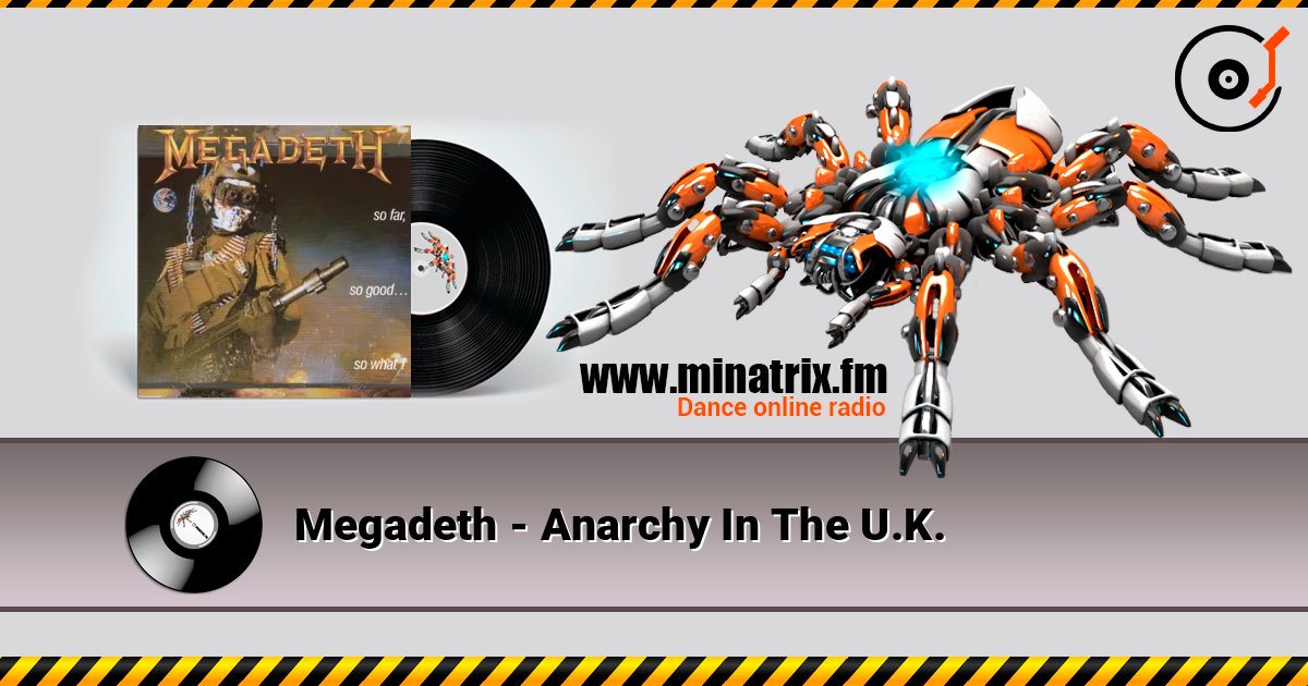 Megadeth - Anarchy In The U.K. listen online in high quality | Minatrix.FM