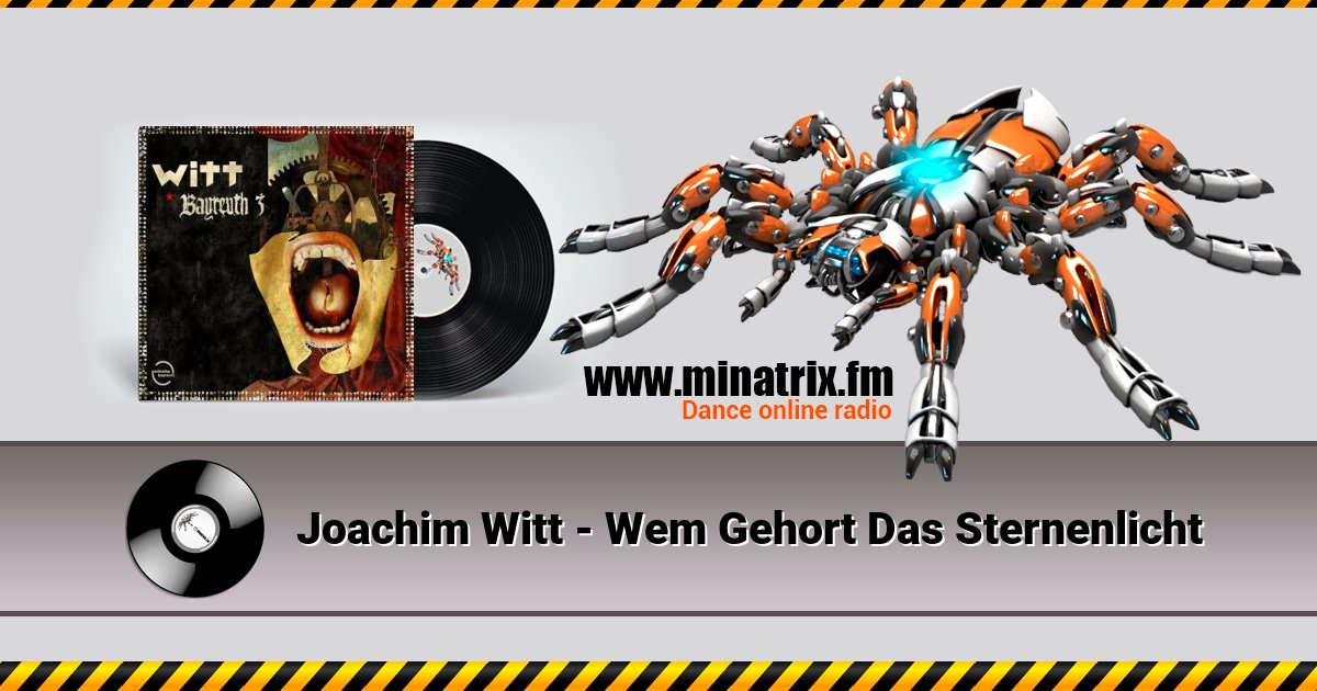 Joachim Witt - Wem Gehort Das Sternenlicht Listen online and download MP3