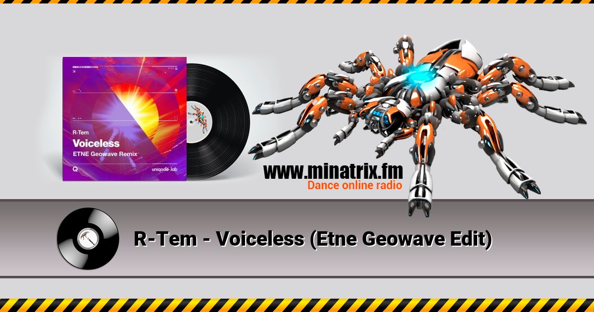 R-Tem - Voiceless (Etne Geowave Edit) R-Tem - Voiceless (Etne Geowave Edit) Listen online and download MP3
