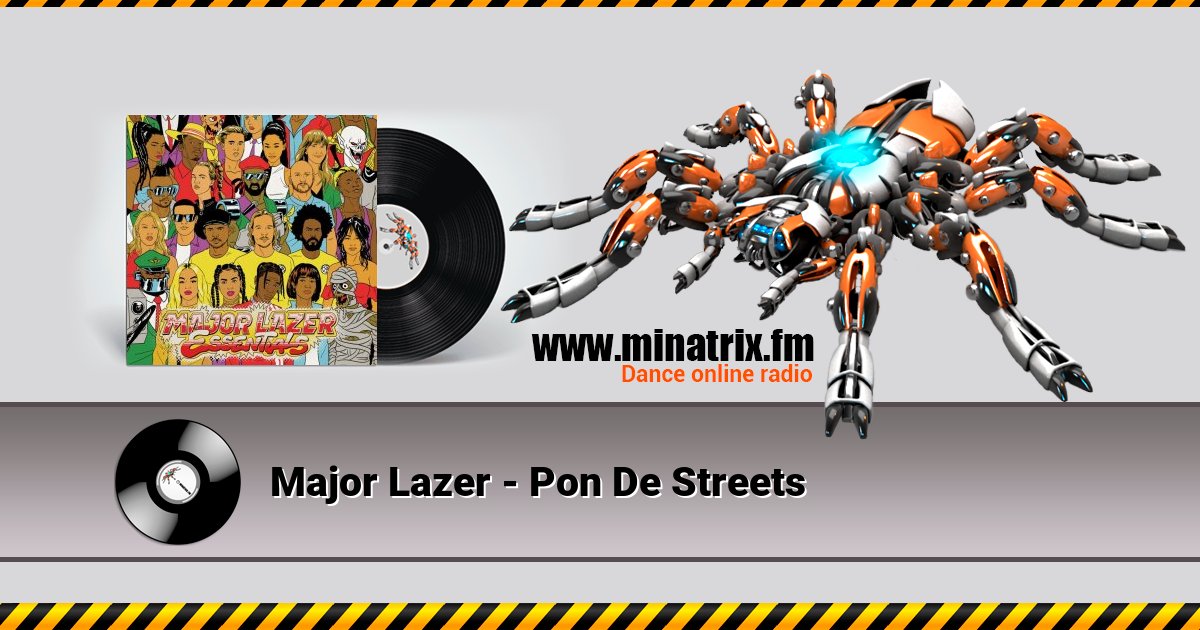 Major Lazer - Pon De Streets Listen online and download MP3
