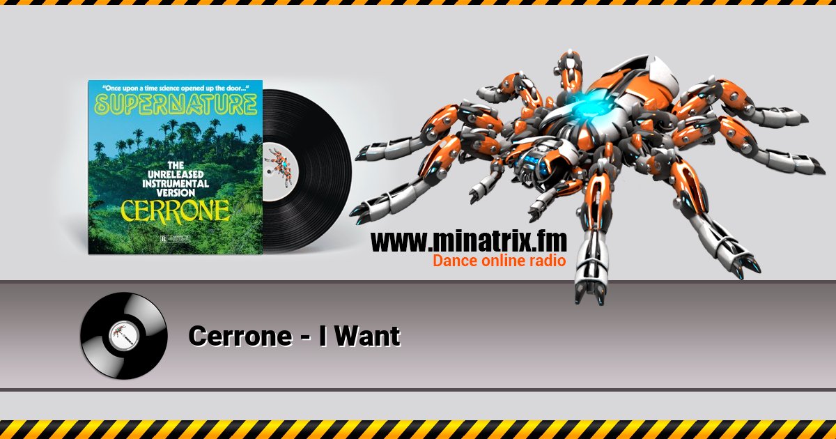 Cerrone - I Want Listen online and download MP3