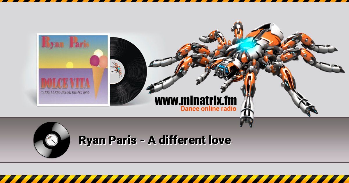 Ryan Paris - A different love Ryan Paris - A different love Listen online and download MP3