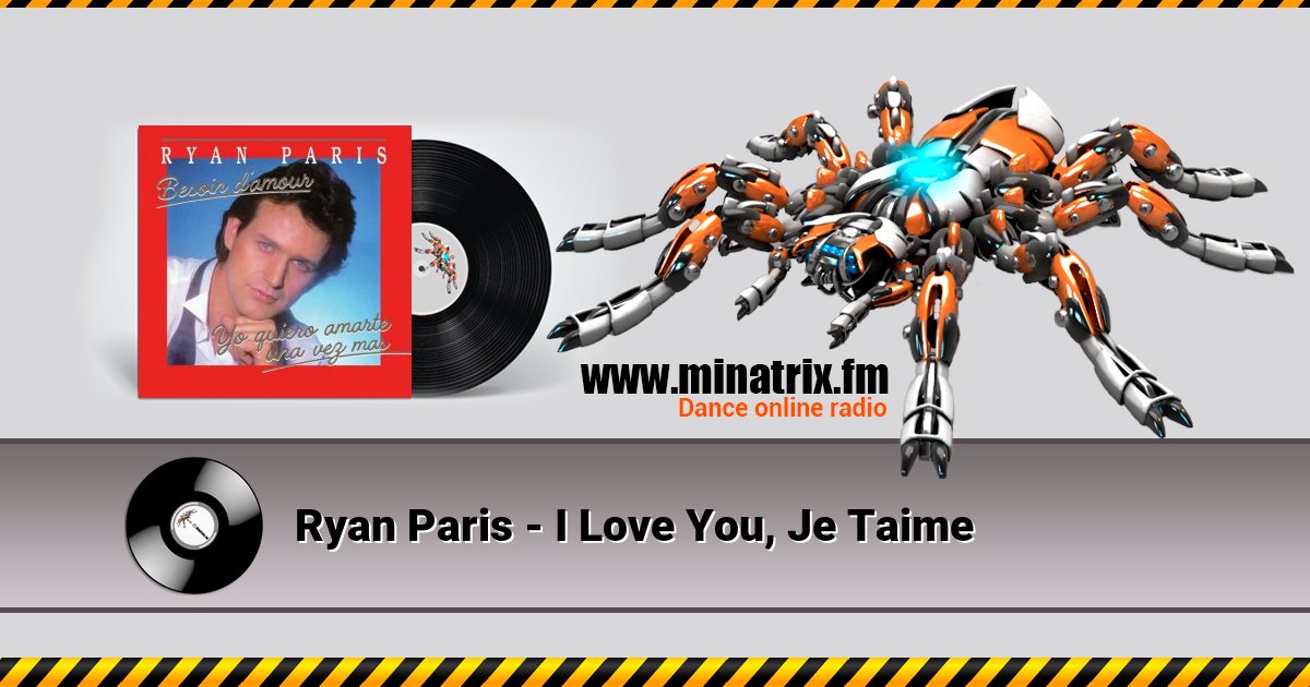 Ryan Paris - I Love You, Je Taime Listen online and download MP3