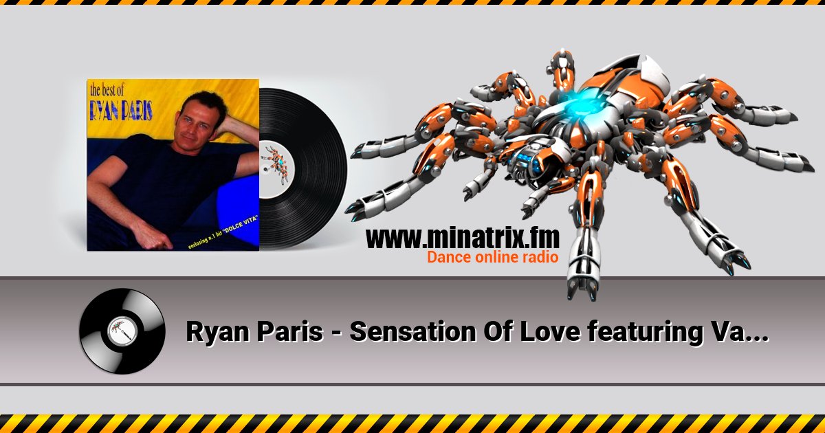 Ryan Paris - Sensation Of Love featuring Valerie Flor Listen online and download MP3