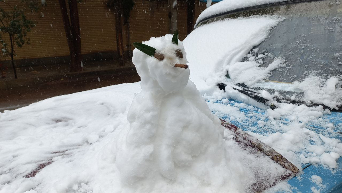 A snowman from Iran by HestiLL