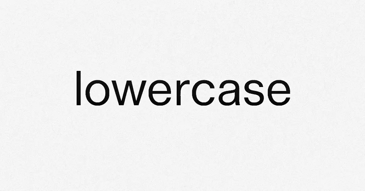 Lowercase — the music of silence and microscopic sound