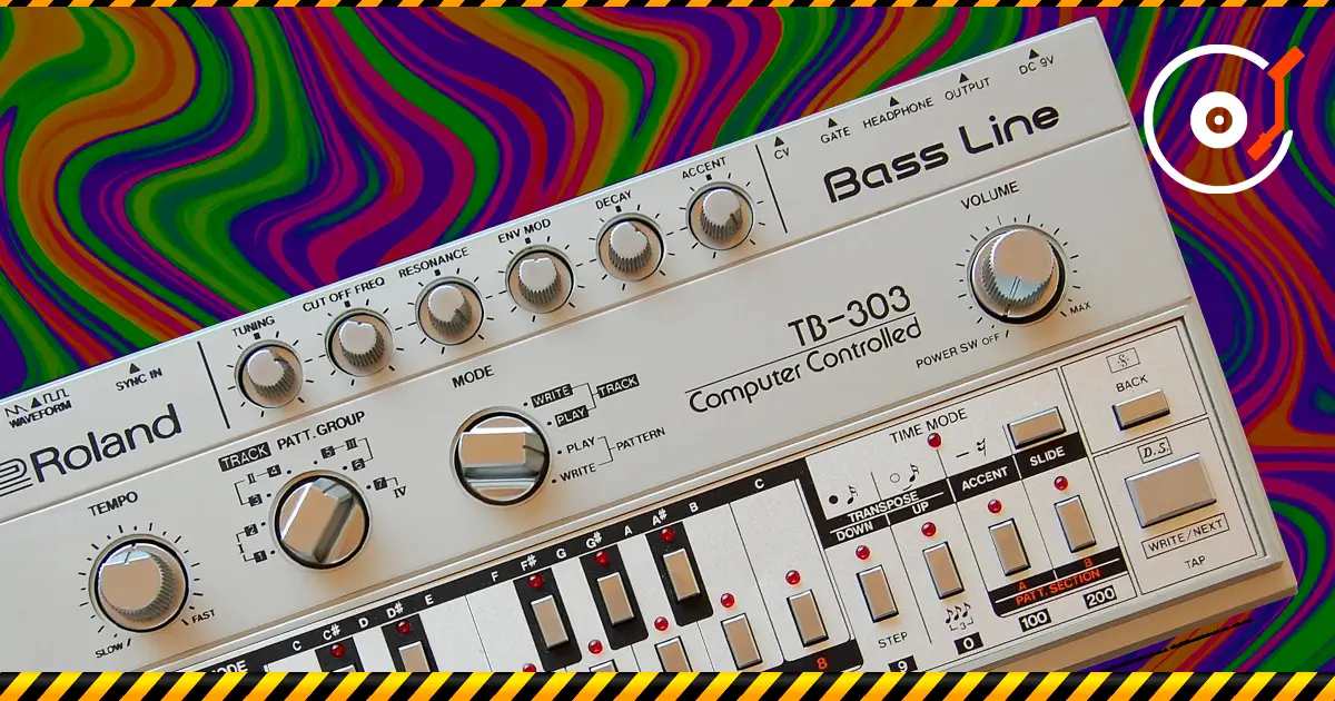 Roland TB-303 — the machine that changed electronic music forever.