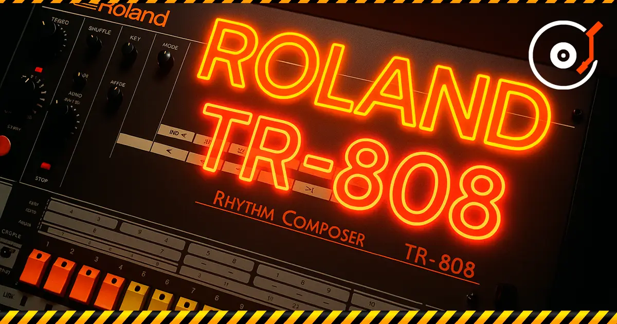 Roland TR-808 — the legendary drum machine that changed music.