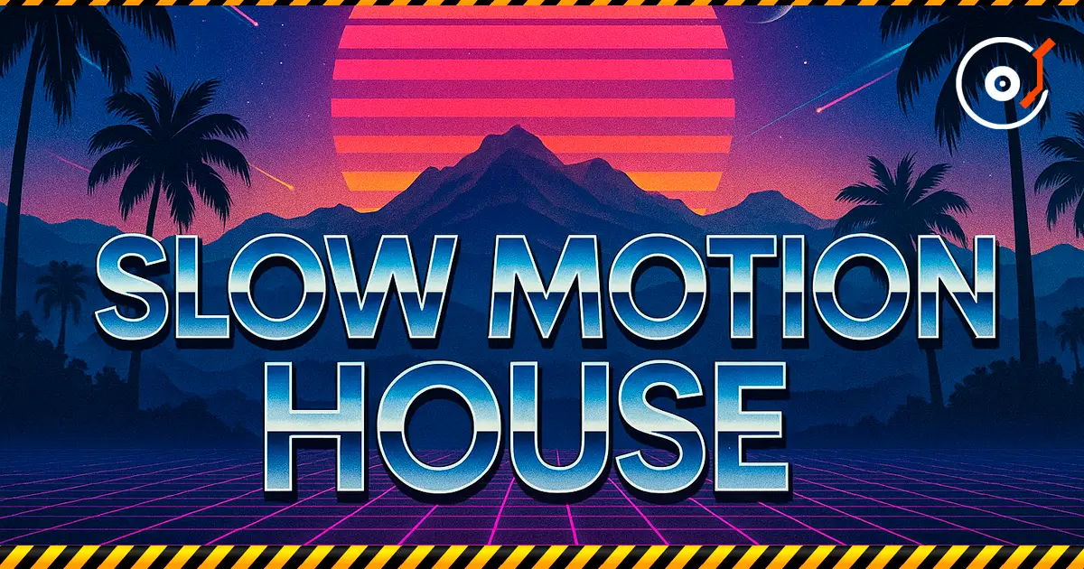 Slow Motion House — “chug”, Balearic meditation, and a warm groove at 90–108 BPM