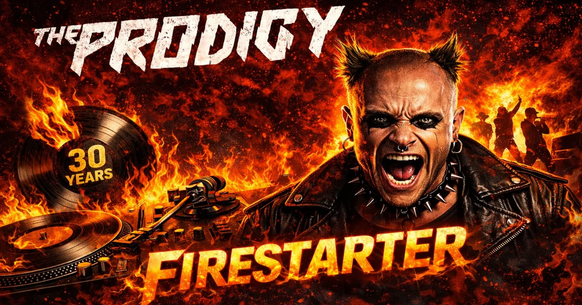 The Prodigy перевидають вініл Firestarter до 30-річчя — культовий сингл повертається