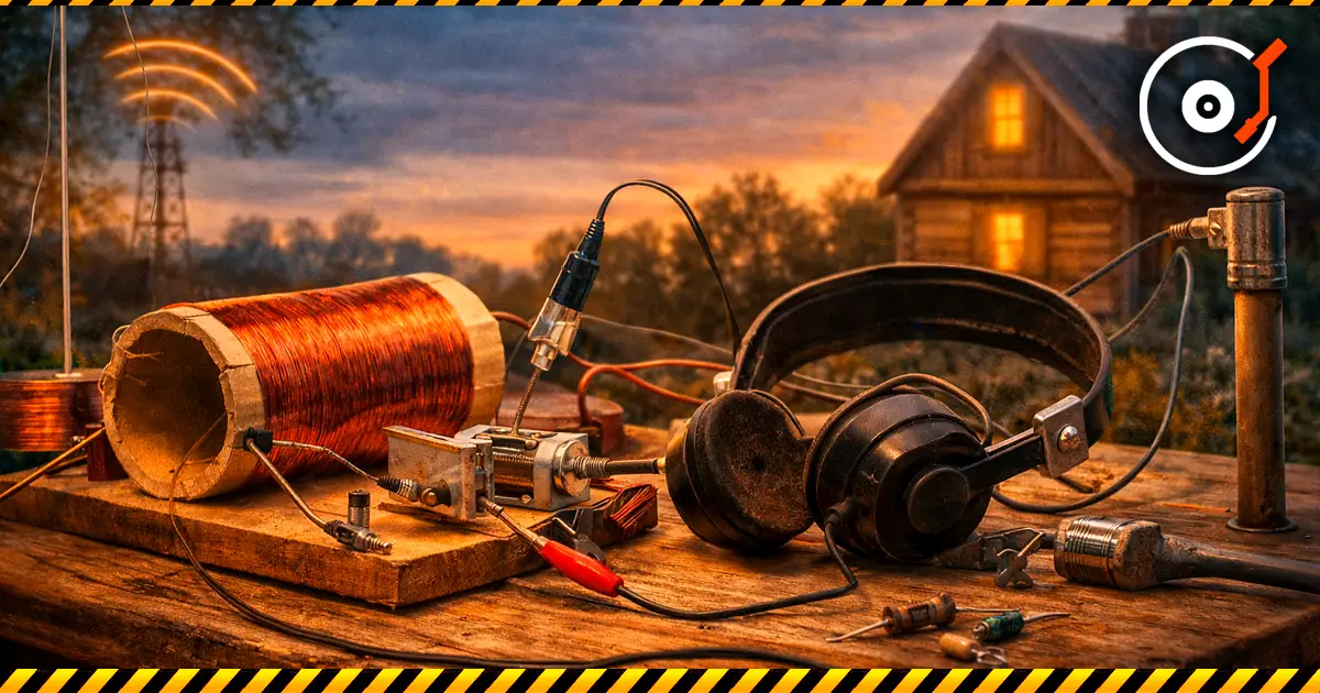 Simple DIY Radio — How to Build a Radio Receiver Without Batteries